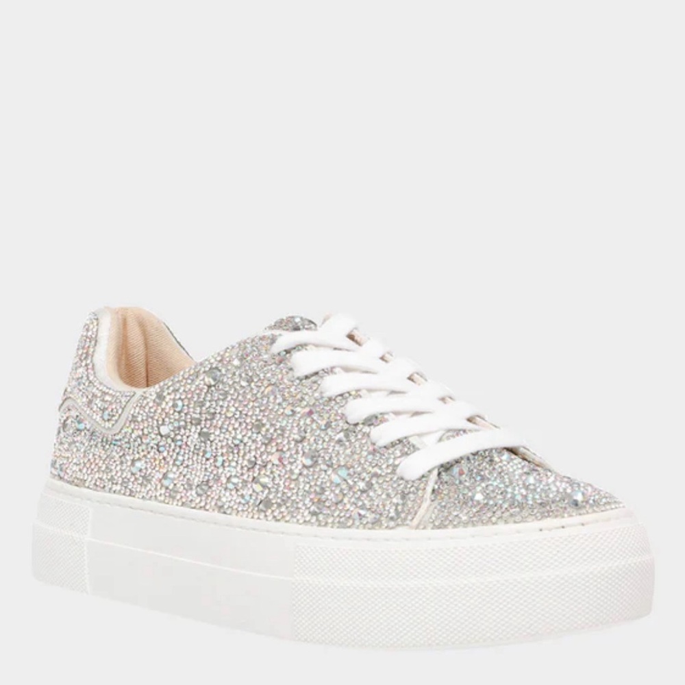Betsy Johnson Sindey Rhinestones size 8M worn once
